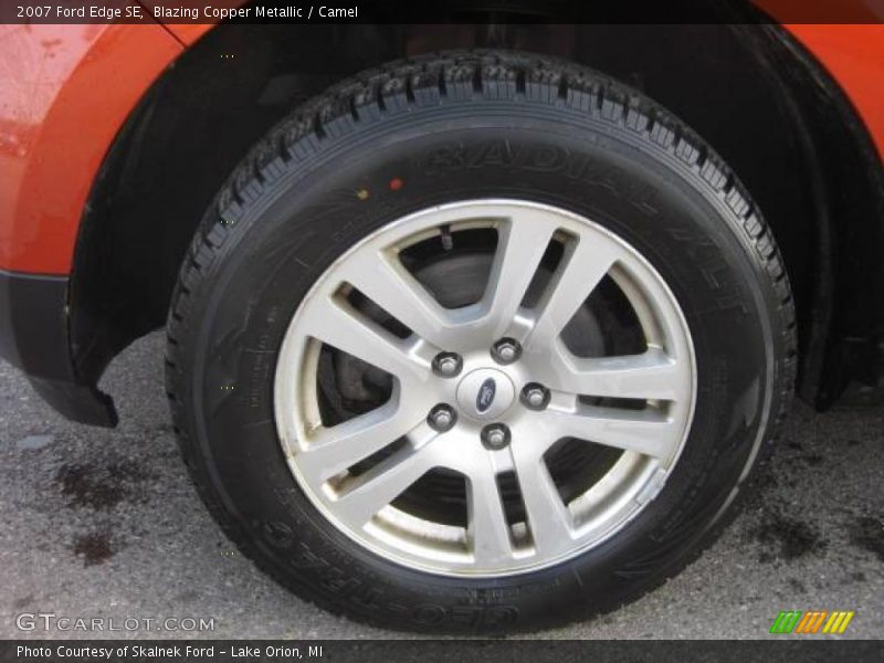 Blazing Copper Metallic / Camel 2007 Ford Edge SE