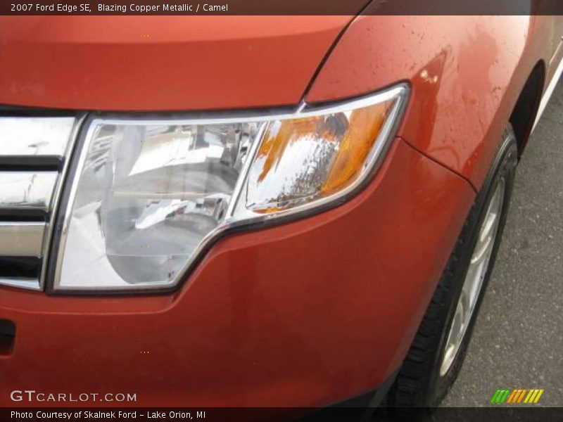 Blazing Copper Metallic / Camel 2007 Ford Edge SE