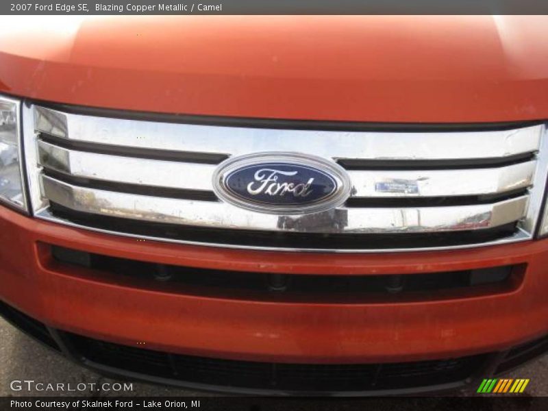 Blazing Copper Metallic / Camel 2007 Ford Edge SE