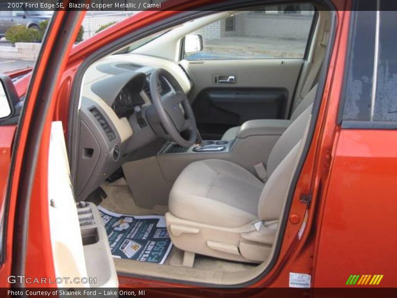 Blazing Copper Metallic / Camel 2007 Ford Edge SE