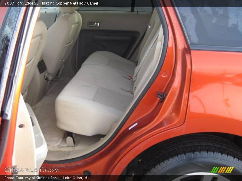 Blazing Copper Metallic / Camel 2007 Ford Edge SE