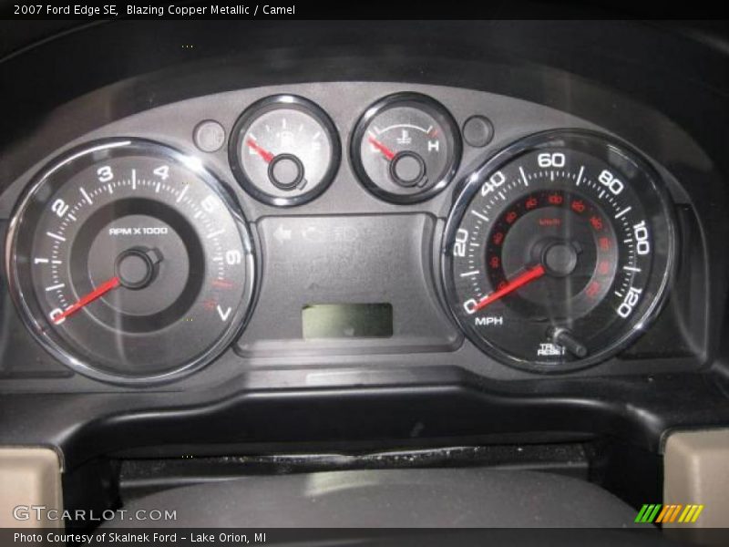 Blazing Copper Metallic / Camel 2007 Ford Edge SE