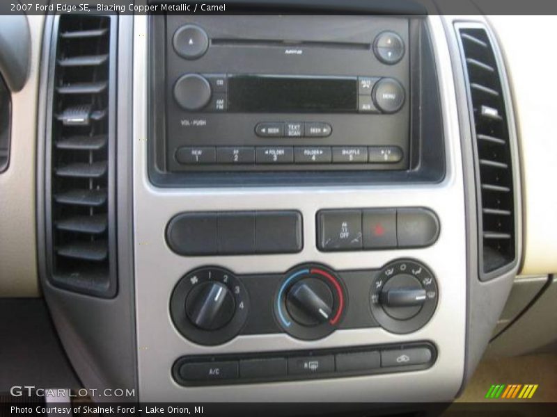 Blazing Copper Metallic / Camel 2007 Ford Edge SE