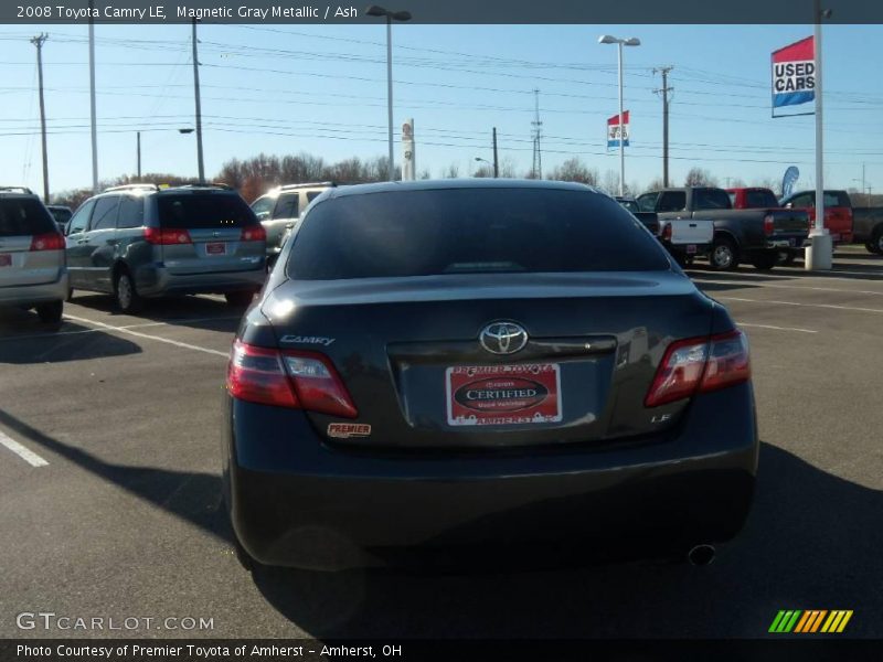 Magnetic Gray Metallic / Ash 2008 Toyota Camry LE