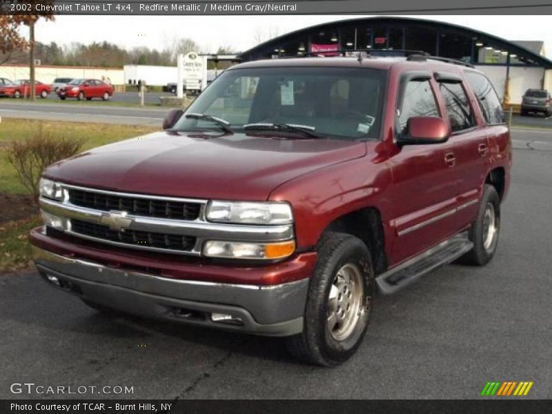 Redfire Metallic / Medium Gray/Neutral 2002 Chevrolet Tahoe LT 4x4