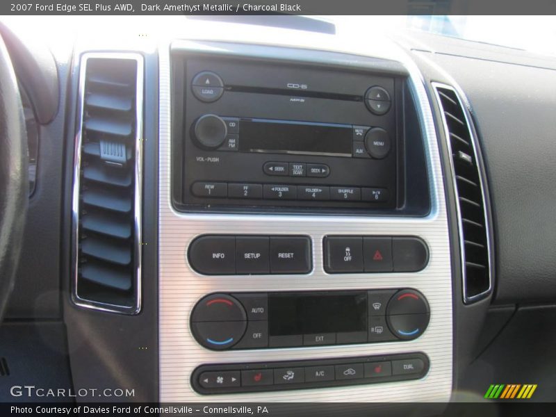 Dark Amethyst Metallic / Charcoal Black 2007 Ford Edge SEL Plus AWD