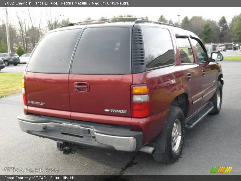 Redfire Metallic / Medium Gray/Neutral 2002 Chevrolet Tahoe LT 4x4