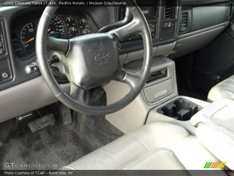 Redfire Metallic / Medium Gray/Neutral 2002 Chevrolet Tahoe LT 4x4