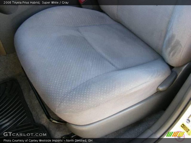 Super White / Gray 2008 Toyota Prius Hybrid