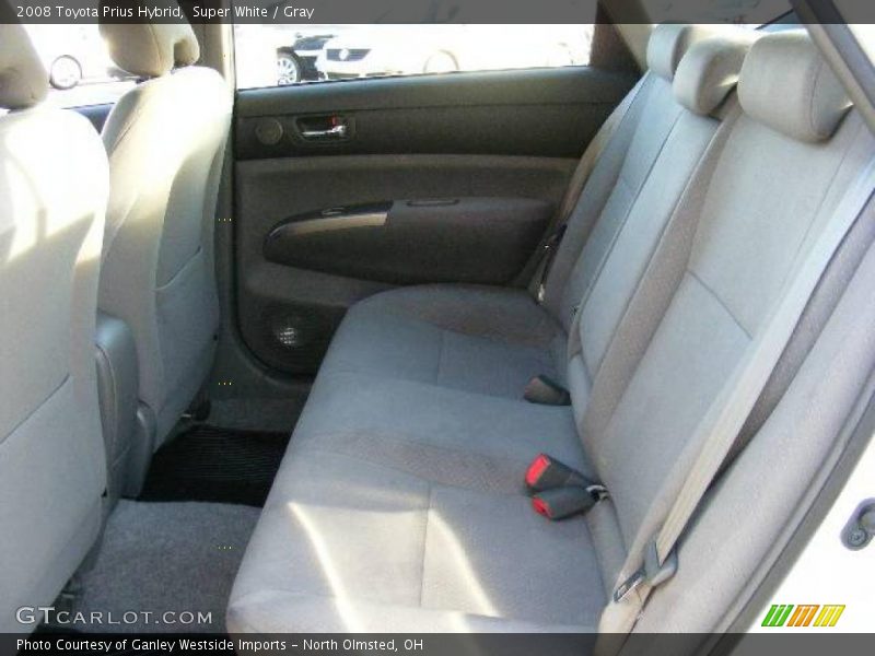 Super White / Gray 2008 Toyota Prius Hybrid