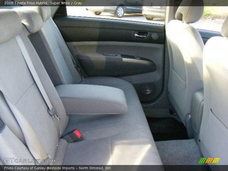 Super White / Gray 2008 Toyota Prius Hybrid