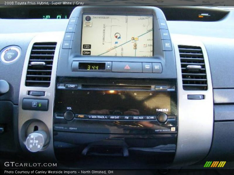 Super White / Gray 2008 Toyota Prius Hybrid