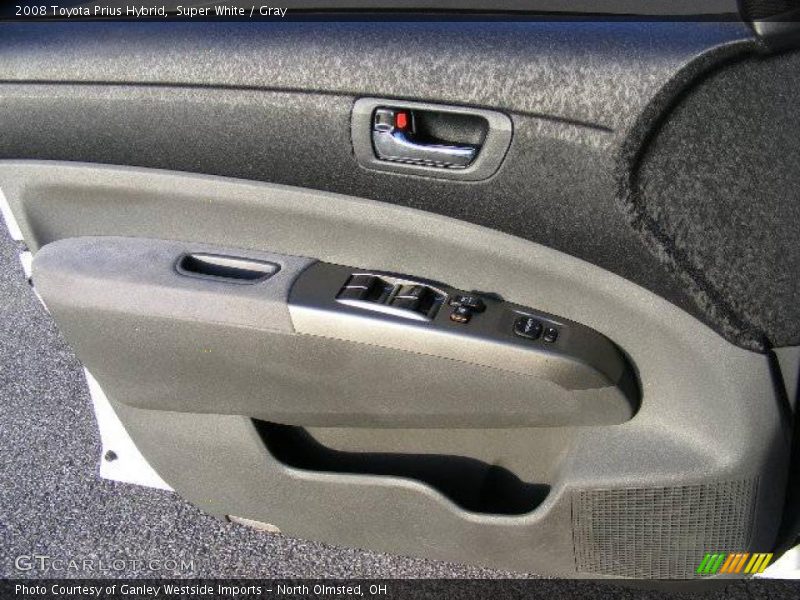 Super White / Gray 2008 Toyota Prius Hybrid