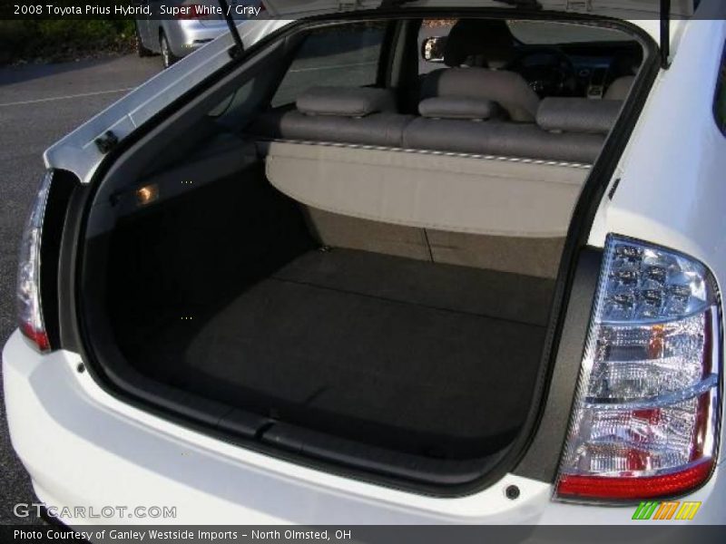 Super White / Gray 2008 Toyota Prius Hybrid