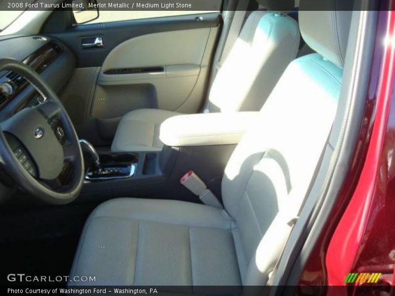 Merlot Metallic / Medium Light Stone 2008 Ford Taurus Limited