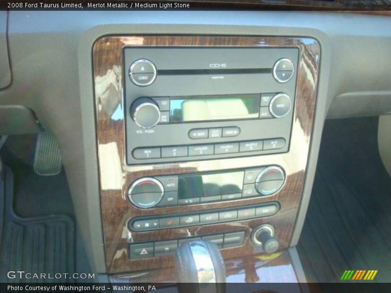 Merlot Metallic / Medium Light Stone 2008 Ford Taurus Limited