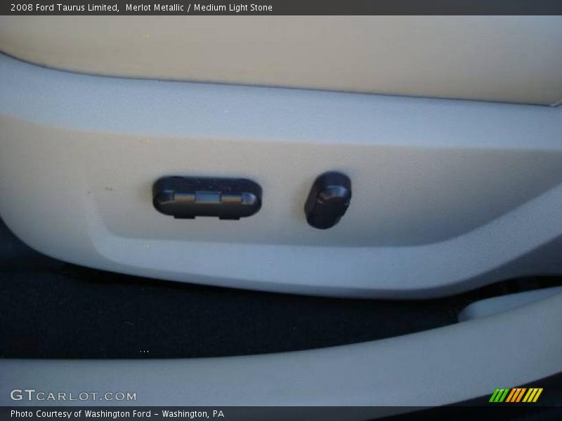 Merlot Metallic / Medium Light Stone 2008 Ford Taurus Limited