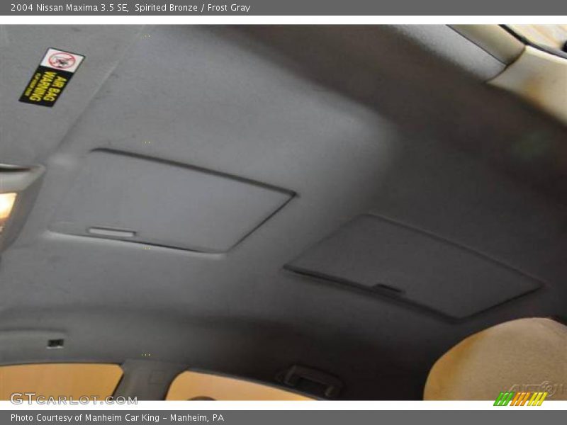 Spirited Bronze / Frost Gray 2004 Nissan Maxima 3.5 SE