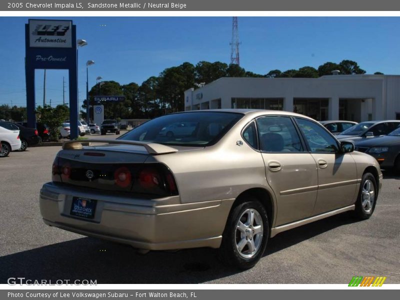 Sandstone Metallic / Neutral Beige 2005 Chevrolet Impala LS