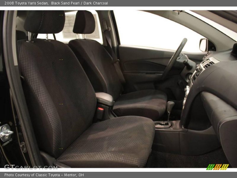 Black Sand Pearl / Dark Charcoal 2008 Toyota Yaris Sedan