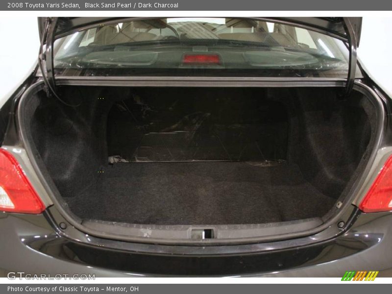 Black Sand Pearl / Dark Charcoal 2008 Toyota Yaris Sedan