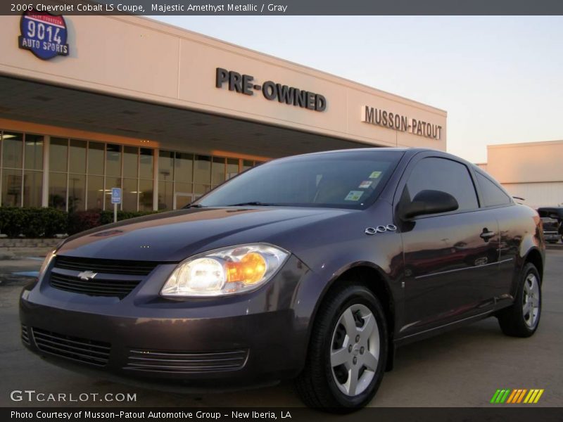 Majestic Amethyst Metallic / Gray 2006 Chevrolet Cobalt LS Coupe
