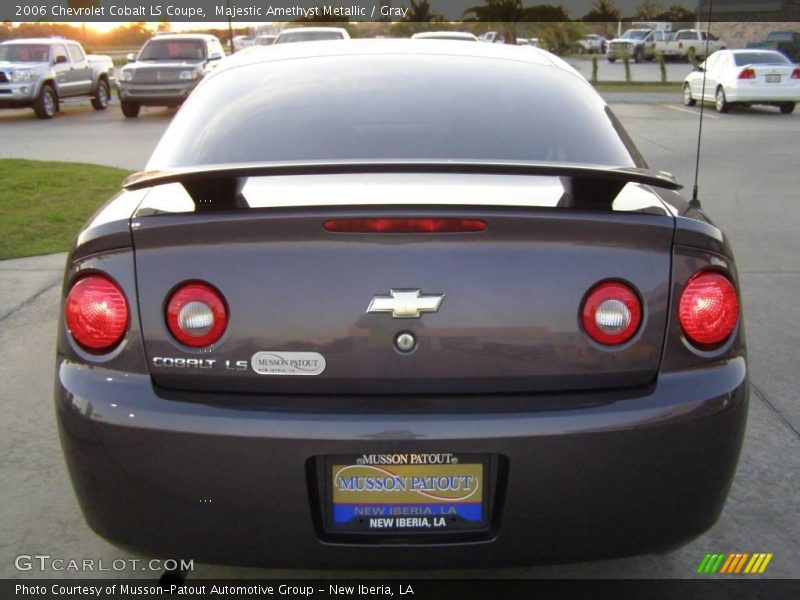 Majestic Amethyst Metallic / Gray 2006 Chevrolet Cobalt LS Coupe
