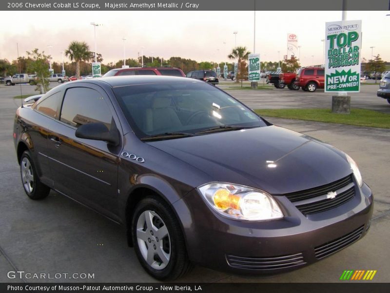 Majestic Amethyst Metallic / Gray 2006 Chevrolet Cobalt LS Coupe
