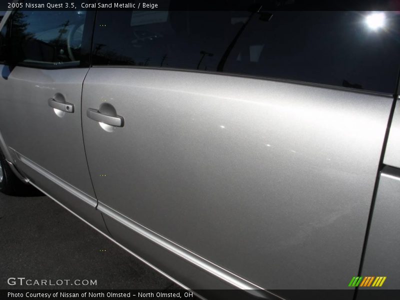 Coral Sand Metallic / Beige 2005 Nissan Quest 3.5