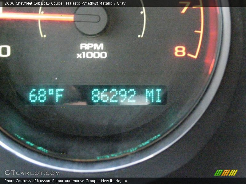 Majestic Amethyst Metallic / Gray 2006 Chevrolet Cobalt LS Coupe