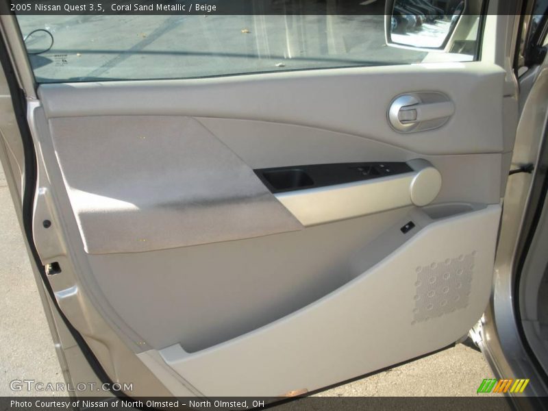 Coral Sand Metallic / Beige 2005 Nissan Quest 3.5