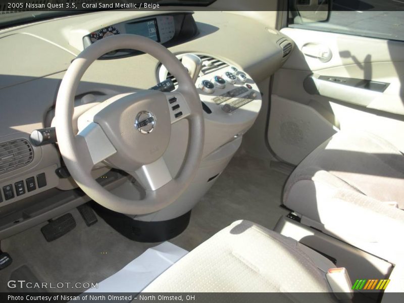 Coral Sand Metallic / Beige 2005 Nissan Quest 3.5