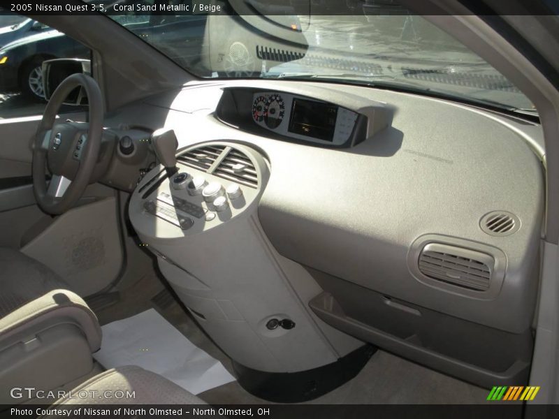 Coral Sand Metallic / Beige 2005 Nissan Quest 3.5