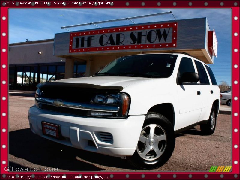 Summit White / Light Gray 2006 Chevrolet TrailBlazer LS 4x4