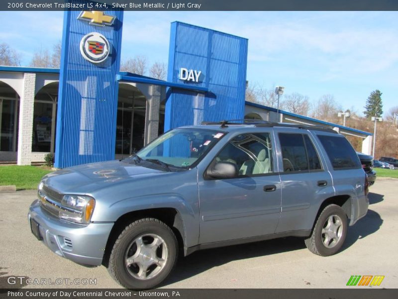 Silver Blue Metallic / Light Gray 2006 Chevrolet TrailBlazer LS 4x4