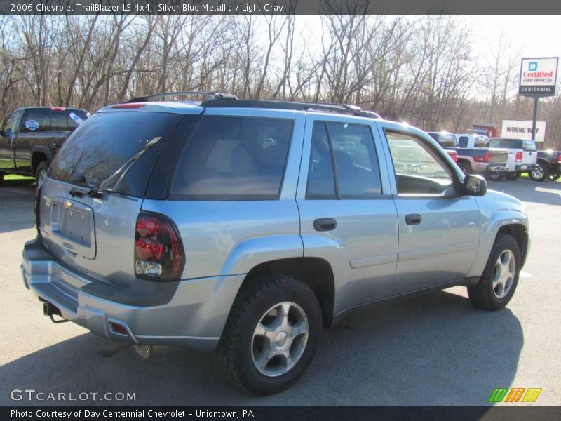 Silver Blue Metallic / Light Gray 2006 Chevrolet TrailBlazer LS 4x4