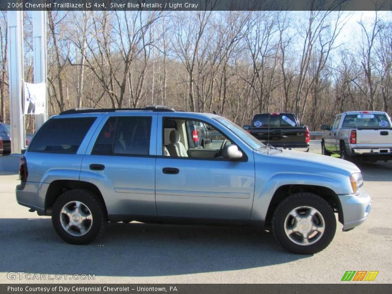 Silver Blue Metallic / Light Gray 2006 Chevrolet TrailBlazer LS 4x4