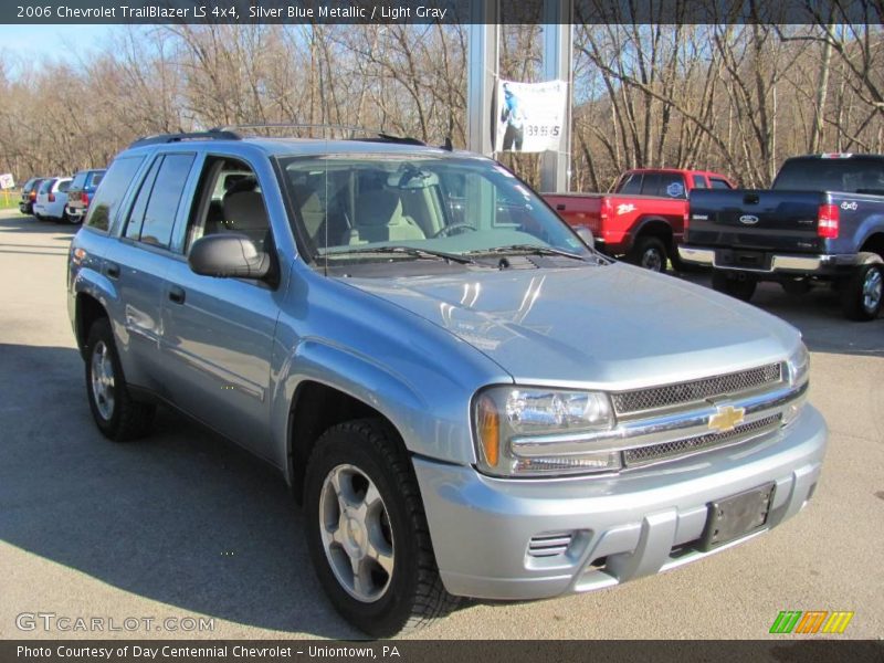 Silver Blue Metallic / Light Gray 2006 Chevrolet TrailBlazer LS 4x4