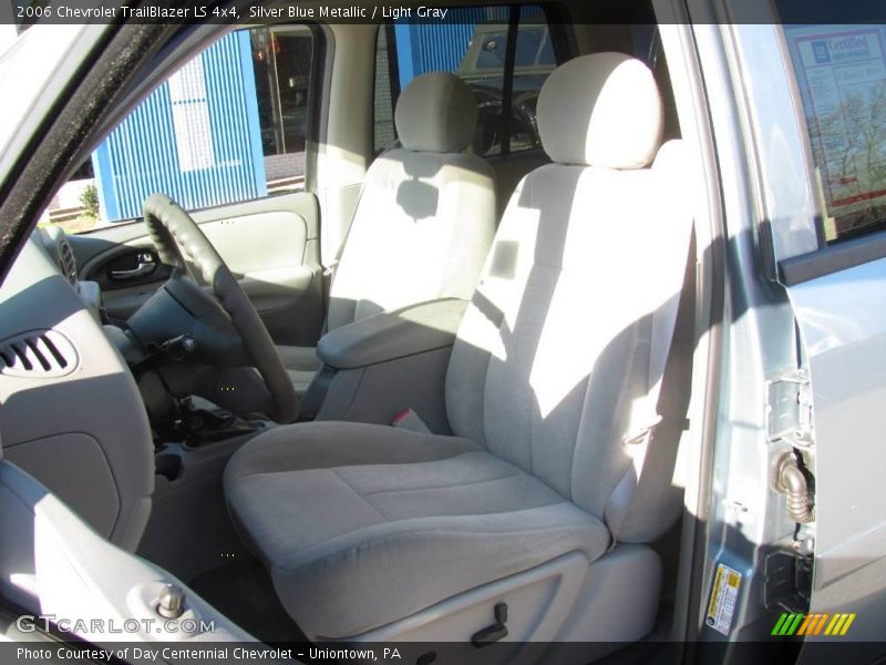 Silver Blue Metallic / Light Gray 2006 Chevrolet TrailBlazer LS 4x4