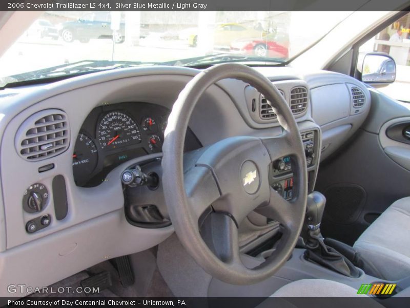 Silver Blue Metallic / Light Gray 2006 Chevrolet TrailBlazer LS 4x4