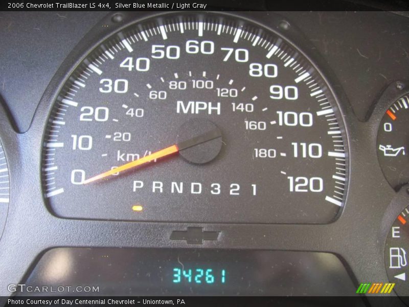 Silver Blue Metallic / Light Gray 2006 Chevrolet TrailBlazer LS 4x4