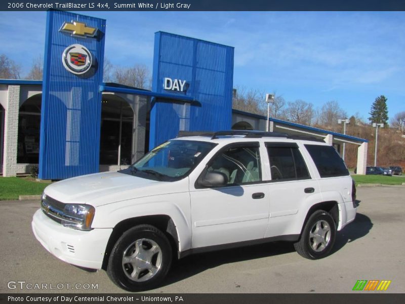 Summit White / Light Gray 2006 Chevrolet TrailBlazer LS 4x4