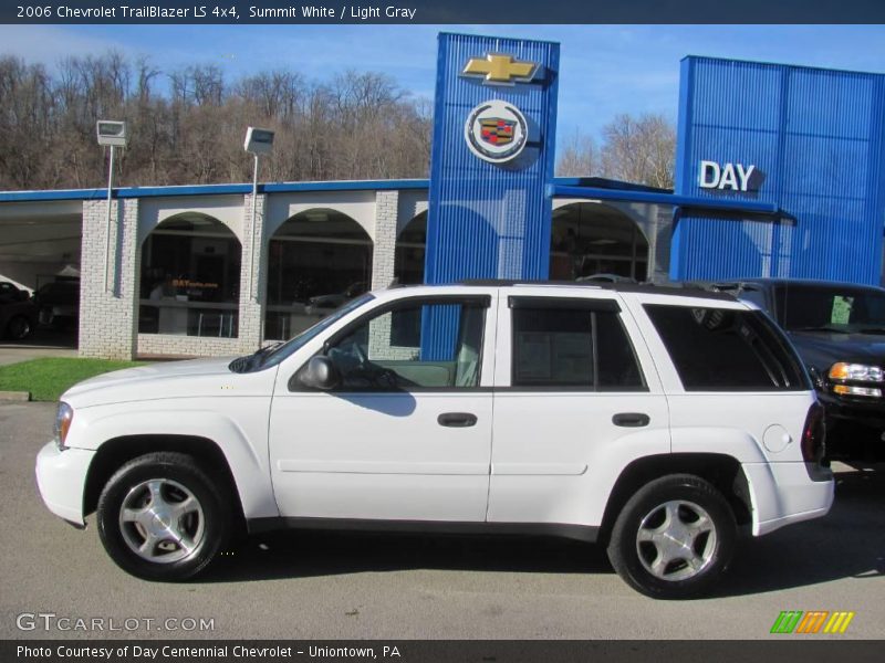 Summit White / Light Gray 2006 Chevrolet TrailBlazer LS 4x4