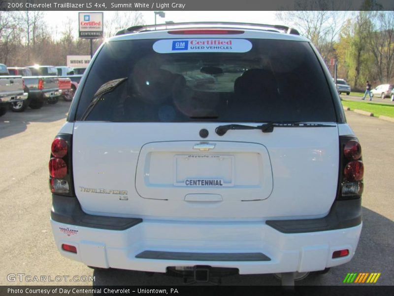 Summit White / Light Gray 2006 Chevrolet TrailBlazer LS 4x4