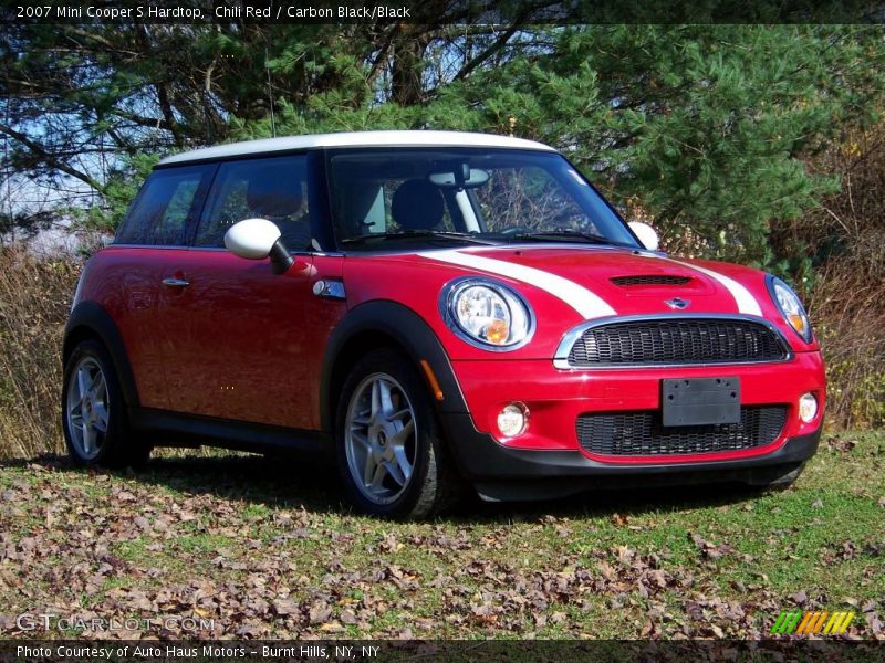 Chili Red / Carbon Black/Black 2007 Mini Cooper S Hardtop