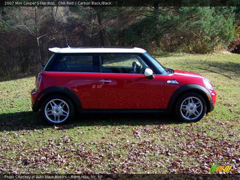 Chili Red / Carbon Black/Black 2007 Mini Cooper S Hardtop