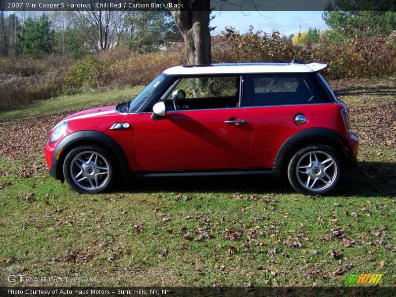 Chili Red / Carbon Black/Black 2007 Mini Cooper S Hardtop