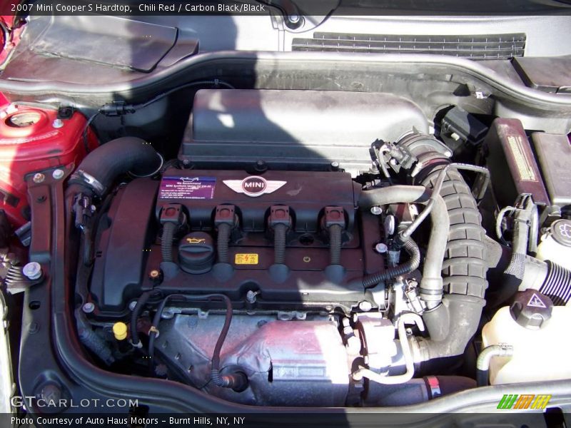 Chili Red / Carbon Black/Black 2007 Mini Cooper S Hardtop