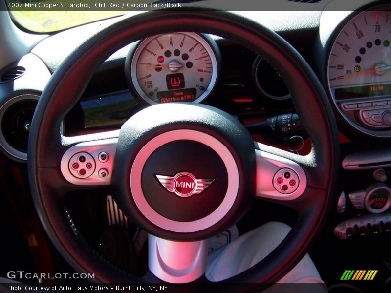 Chili Red / Carbon Black/Black 2007 Mini Cooper S Hardtop