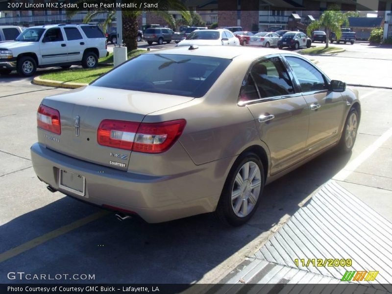 Dune Pearl Metallic / Sand 2007 Lincoln MKZ Sedan